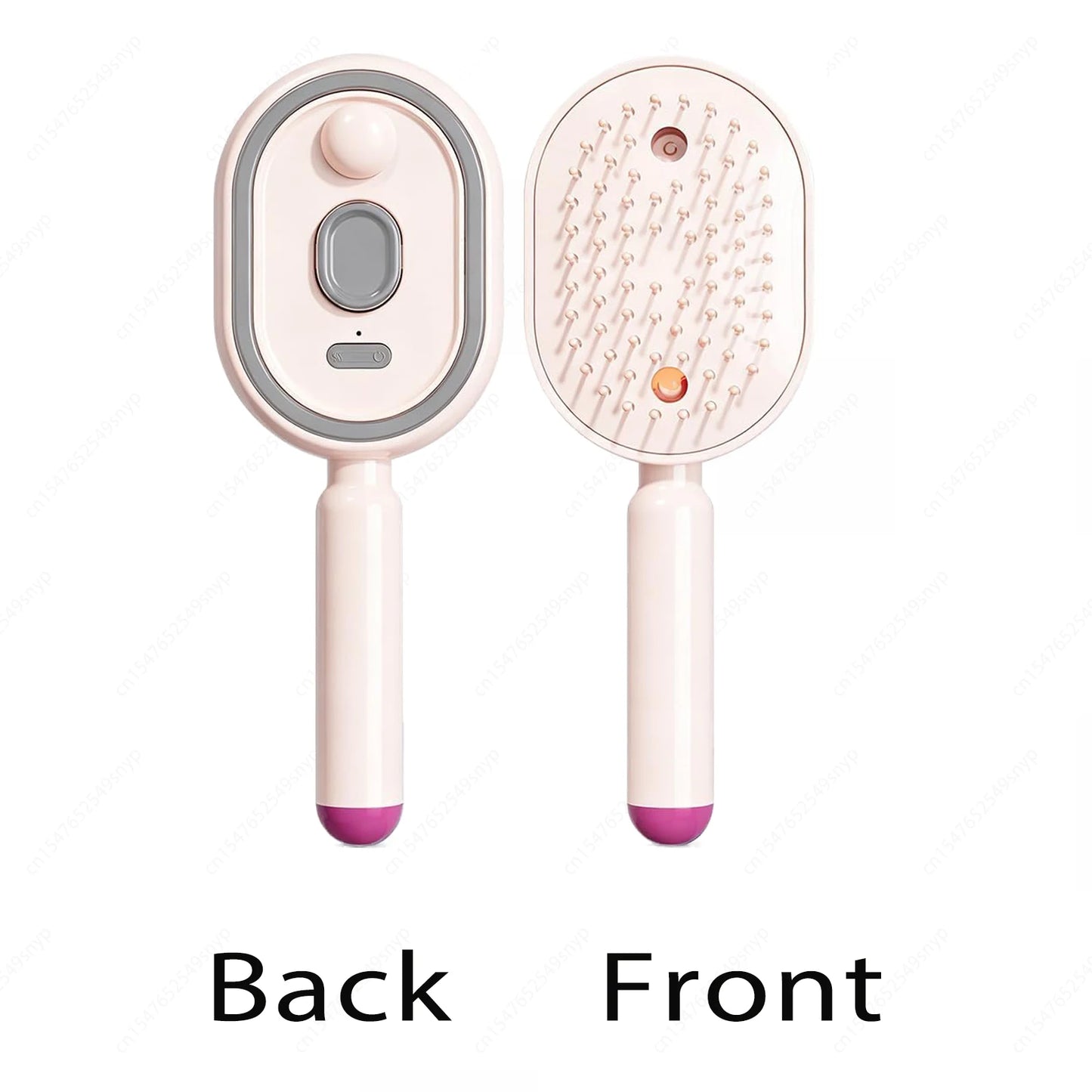 2-in-1 Misting Hair Brush with Retractable Water Spray