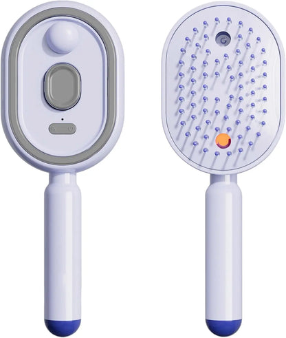 2-in-1 Misting Hair Brush with Retractable Water Spray